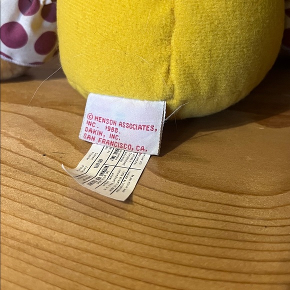 Henson Baby Fozzie The Clown Fraggle Rock Plush Dakin Muppet Babies - Picture 4 of 5